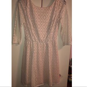 Cream lace dress